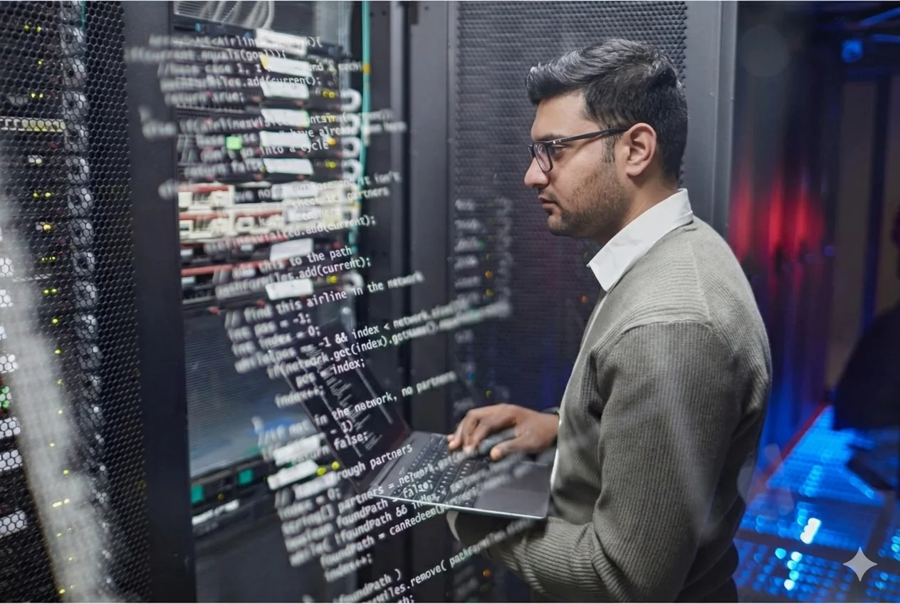 A specialist providing Managed IT Services to a corporate client.